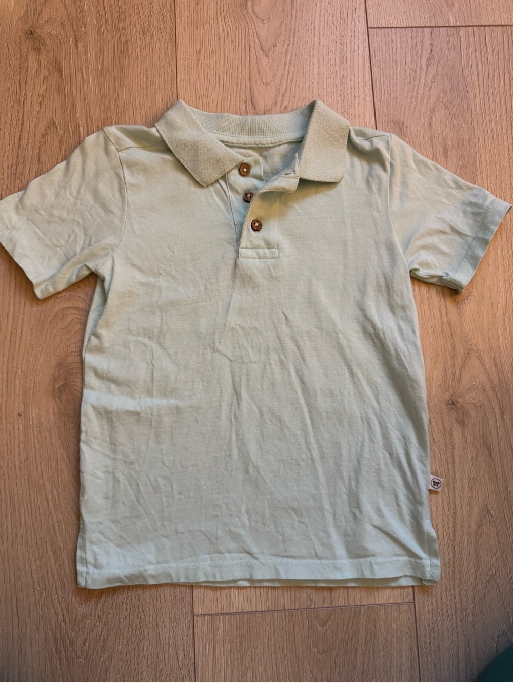The Honest Company Light Mint Polo Shirt for Kids